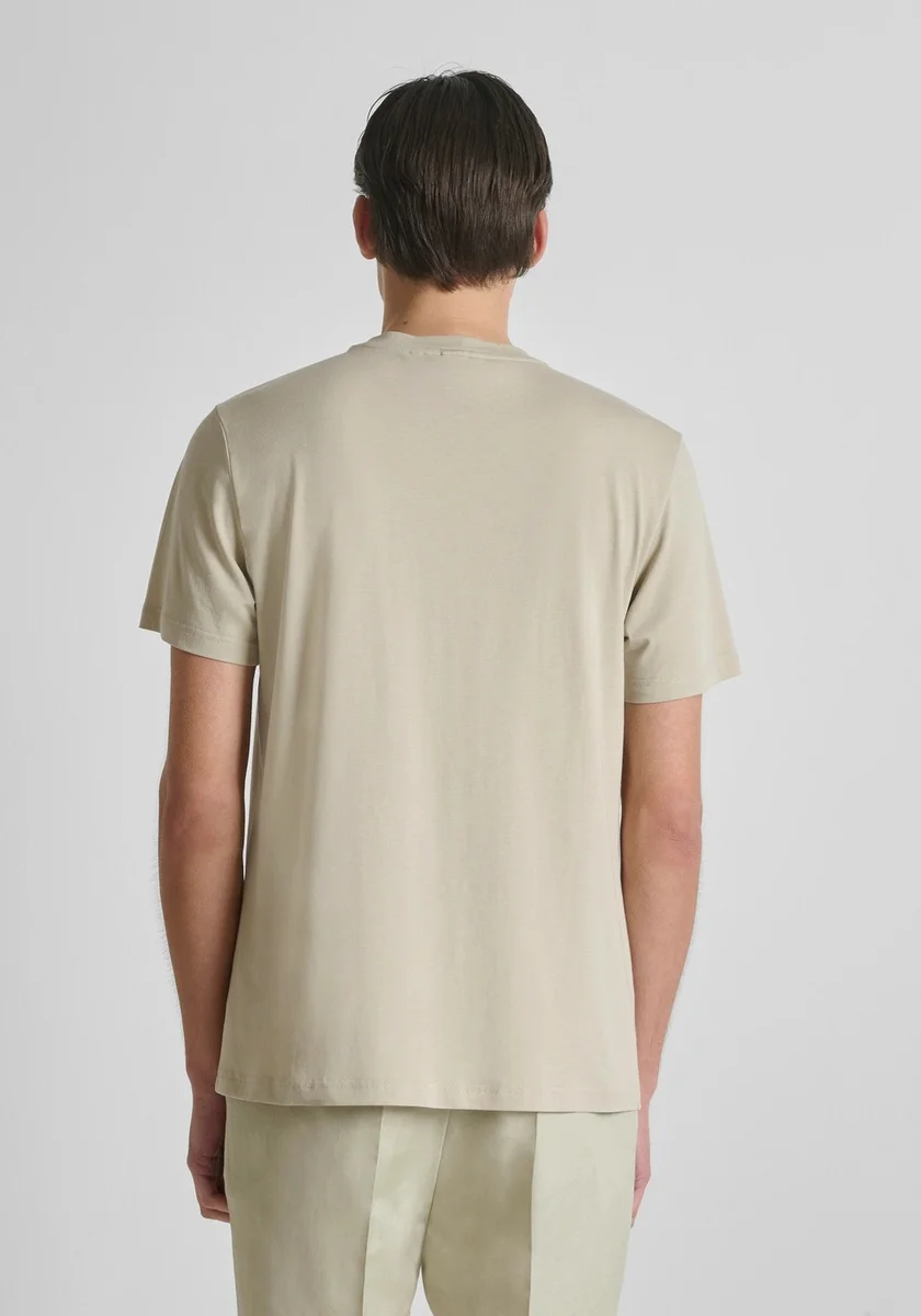 Camiseta Morato regular fitde mezcla de  algodon y viscosa con logo engomado