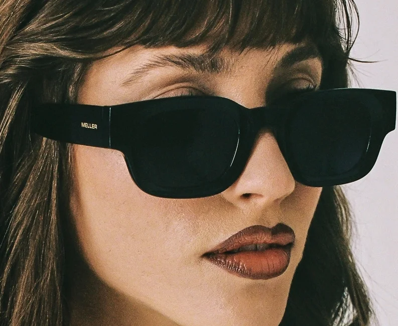 Gama MELLER UNISEX  All Black gafas de sol cristal azul