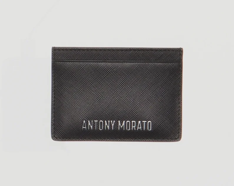 PORTATARJETAS MORATO CON LOGOTIPO METÁLICO