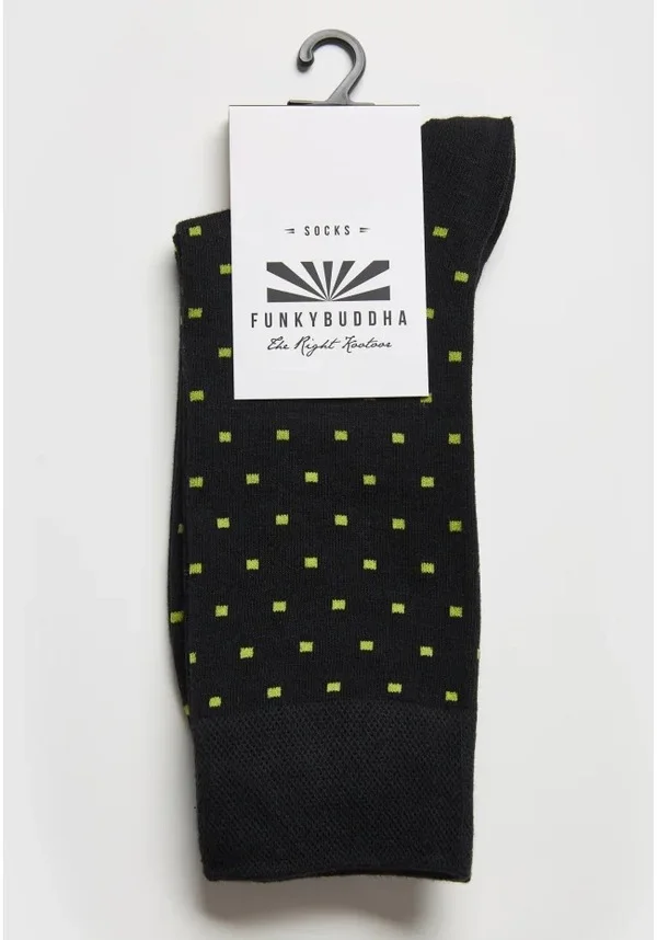 Calcetines Funky Buddha para hombre con estampado de micropuntos