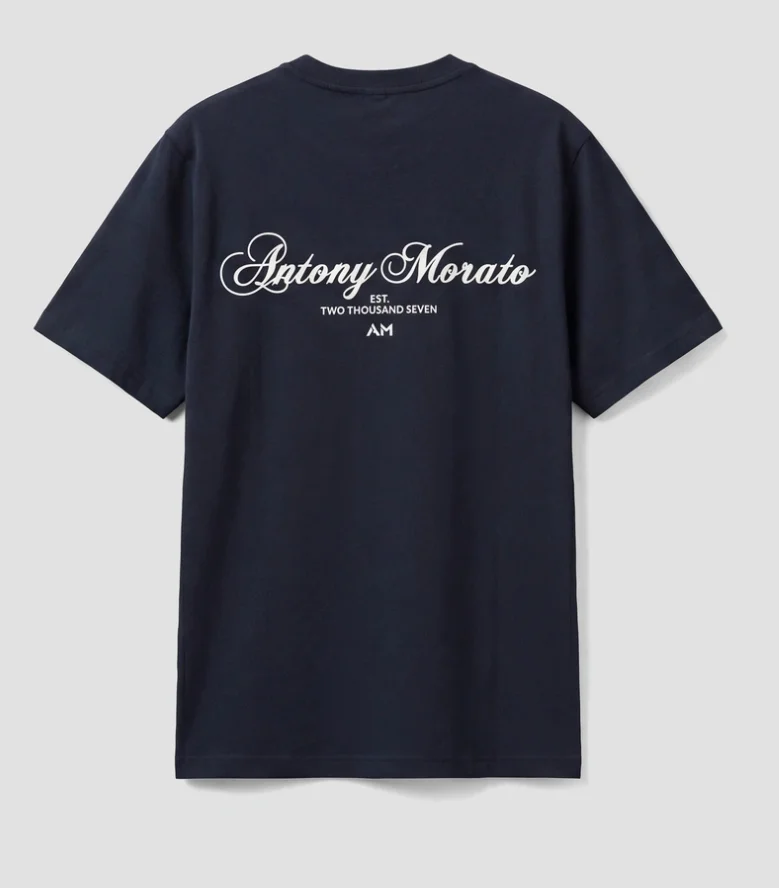 CAMISETA MARATO DE AJUSTE RELAJADO EN JERSEY DE ALGODÓN CON DOBLE ESTAMPADO