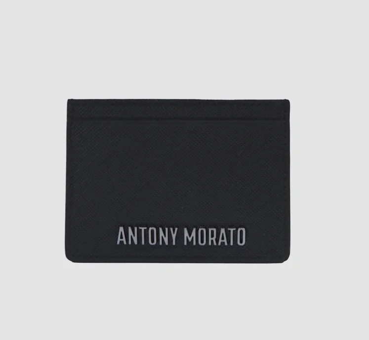 PORTATARJETAS MORATO CON LOGOTIPO METÁLICO