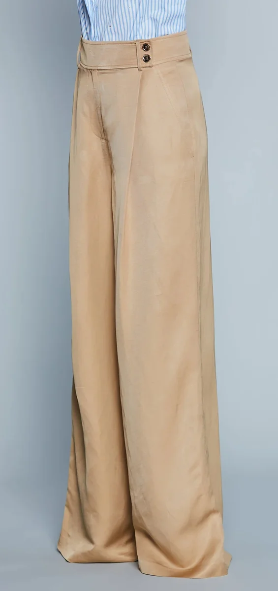 PANTALONES MUJER RELISH PALAZZO CINTURA ALTA