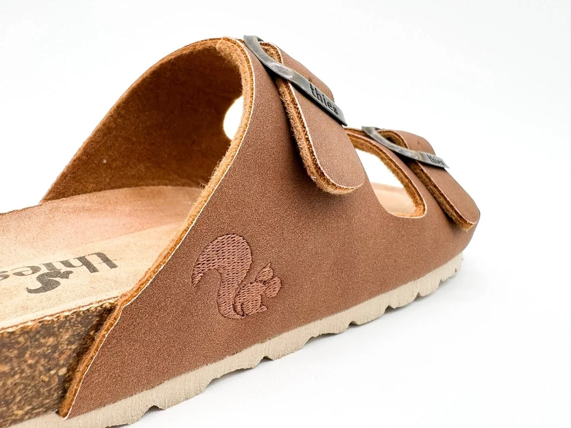  Sandalia unisex Thies 1985 Eco Bio vegana canela
