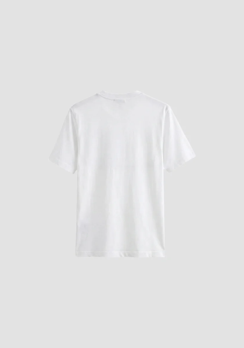 Camiseta Morato color crema relaxed fit open mind