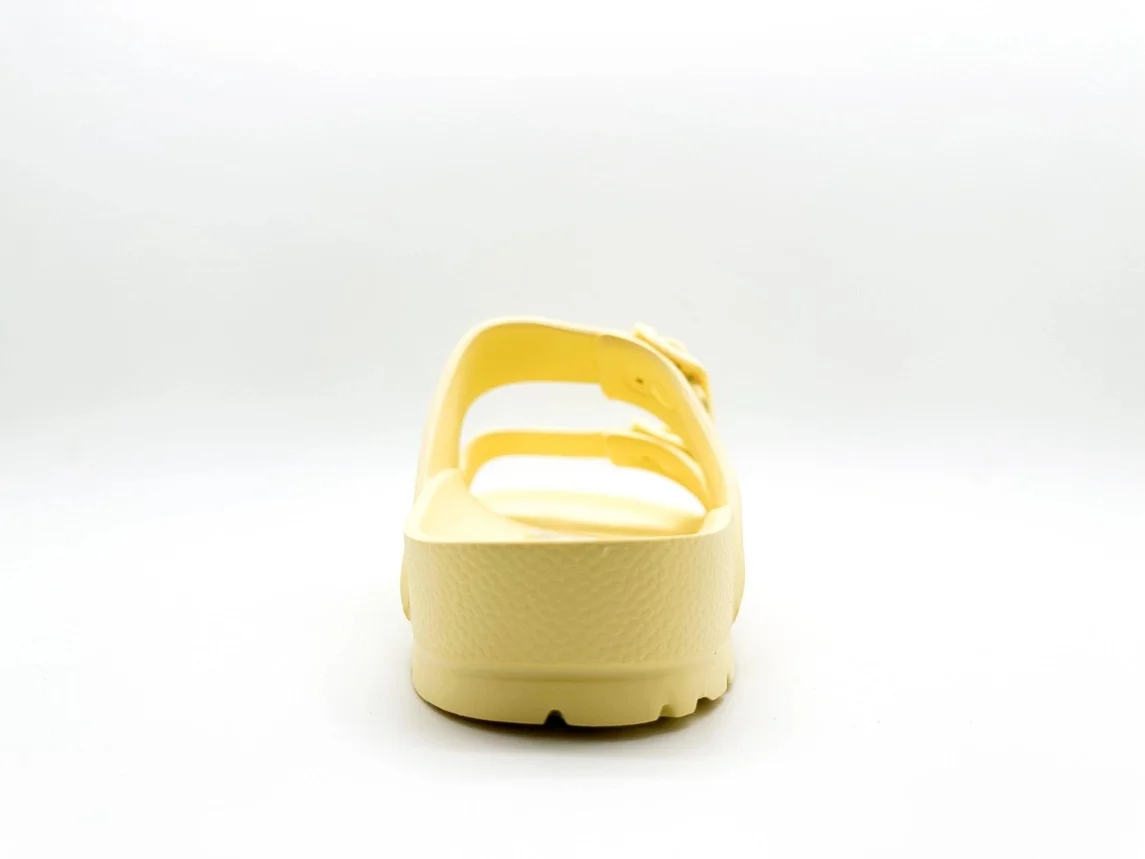 Sandalias veganas Ecofoam thies 1856 ® en limón sorbete
