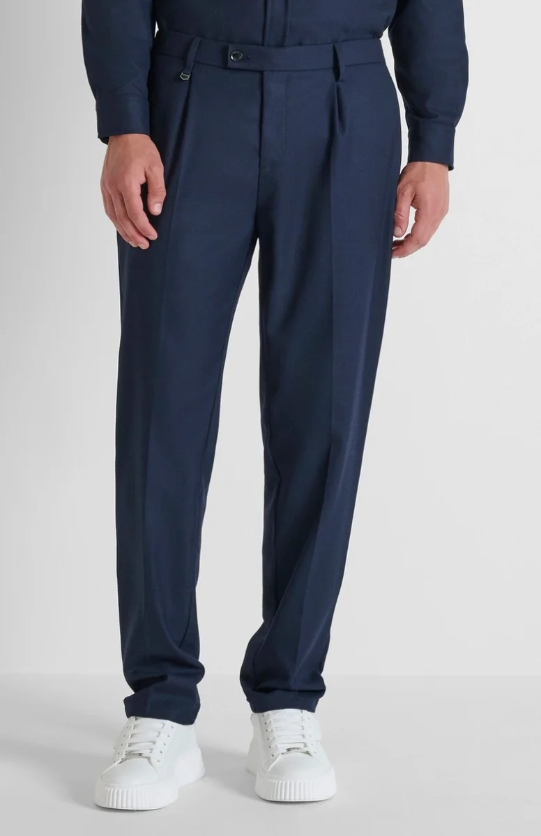 PANTALONES MORATO REGULAR FIT «DUKE» PIERNA RECTA EN TEJIDO CÁLIDO