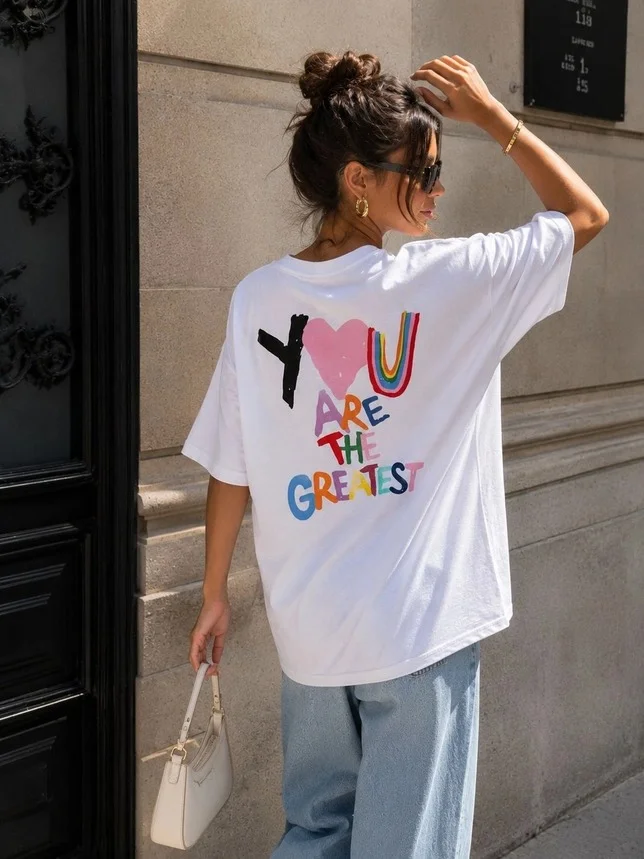 Camiseta Over Enma Paris "You Are the Greatest