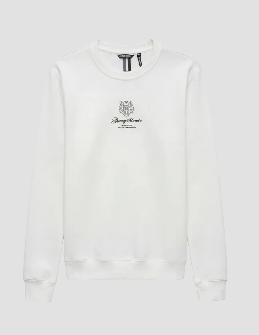 CAMISETA DE AJUSTE RELAJADO EN JERSEY DE ALGODÓN CON DOBLE ESTAMPADO