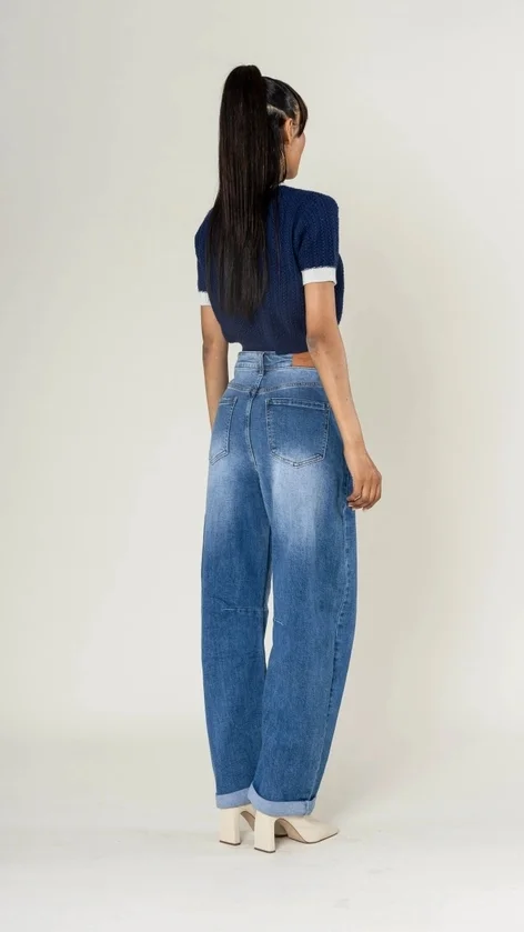 JEANS GLOBO MUJER NINA CARTER AZUL