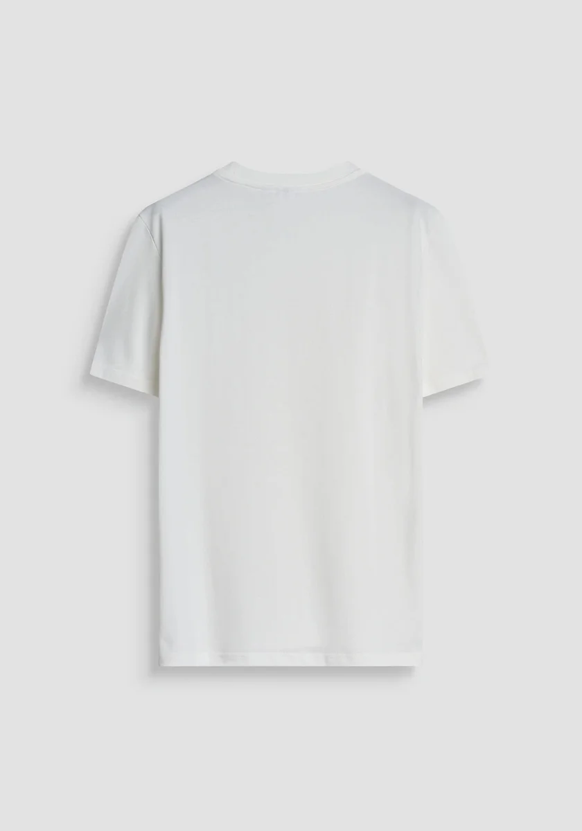 Camiseta Morato regular fit de punto de algodón con pequeño logotipo estampado