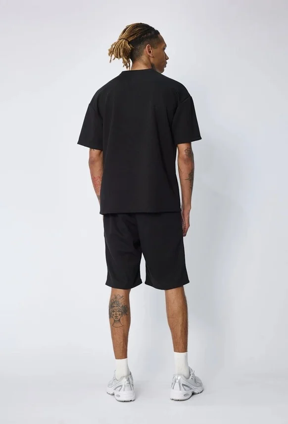CONJUNTO CAMISETA Y SHORT FRILIVIN PARIS NEGRO