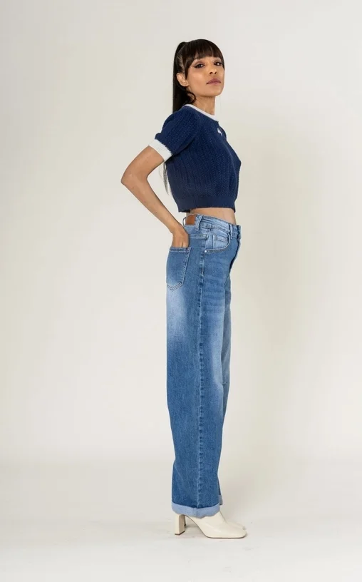 JEANS GLOBO MUJER NINA CARTER AZUL