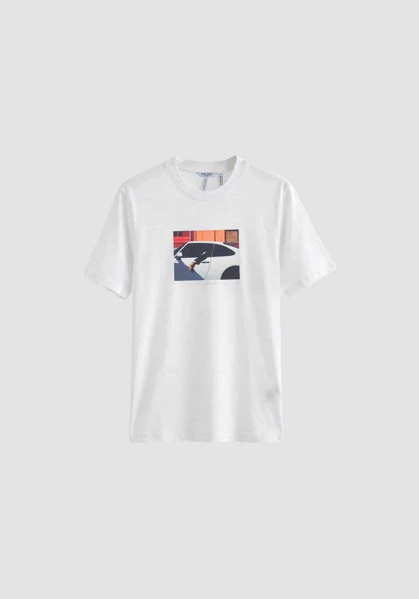 Camiseta Morato color crema relaxed fit open mind