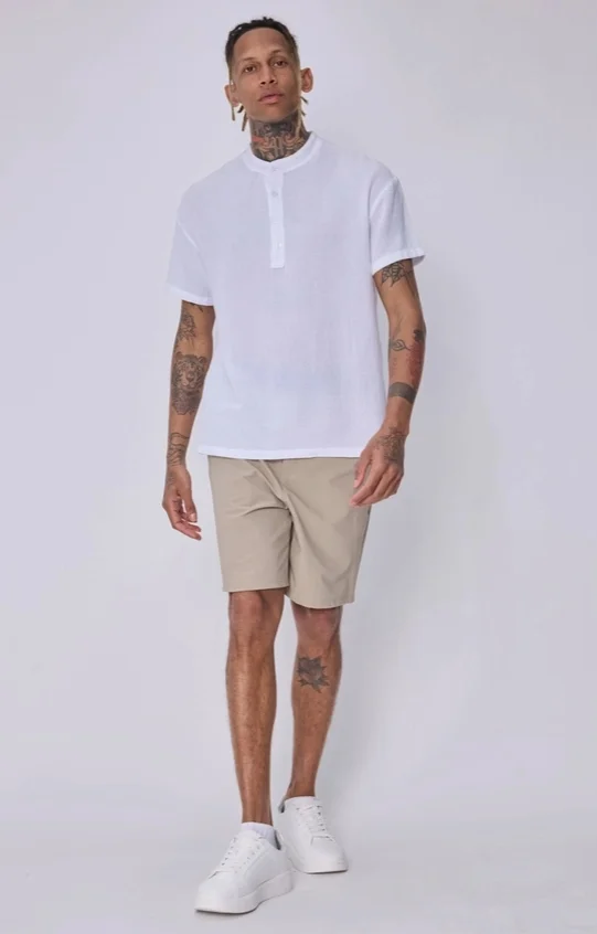 CAMISETA FRILIVIN PARIS CUELLO REDONDONDO CON BOTONES BLANCA