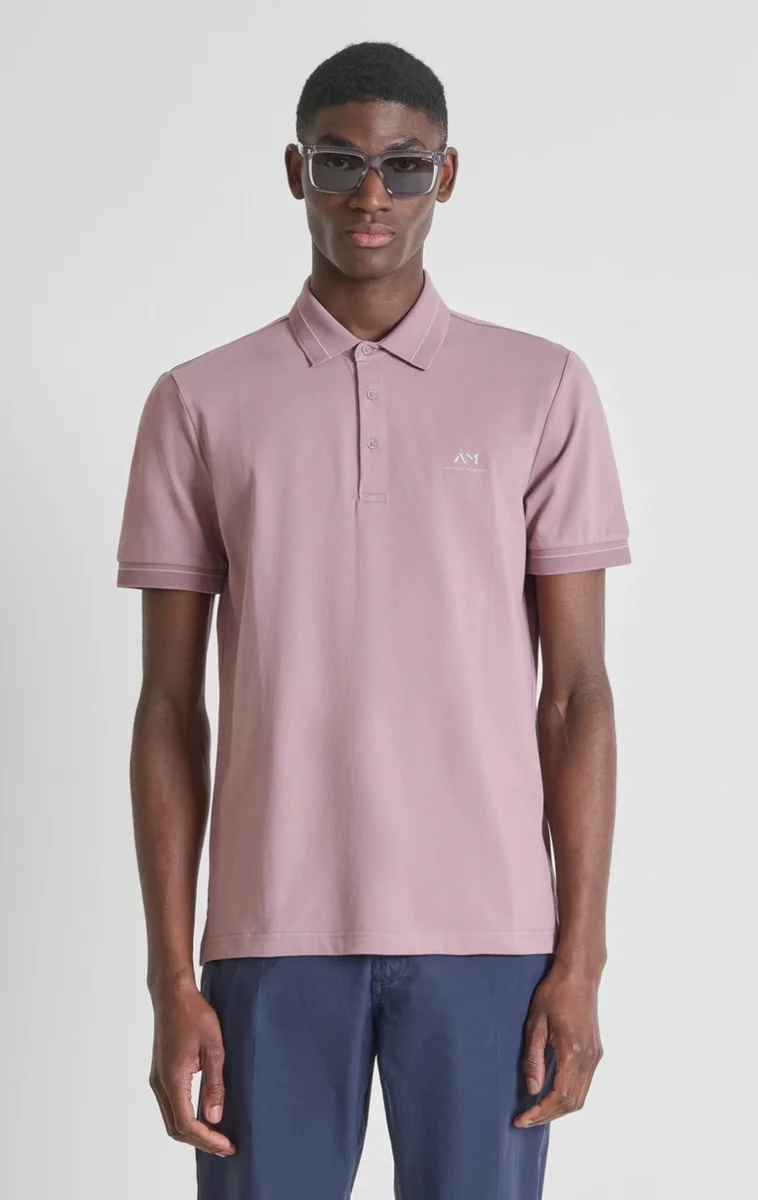 POLO MORATO REGULAR FIT DE PIQUÉ DE ALGODÓN