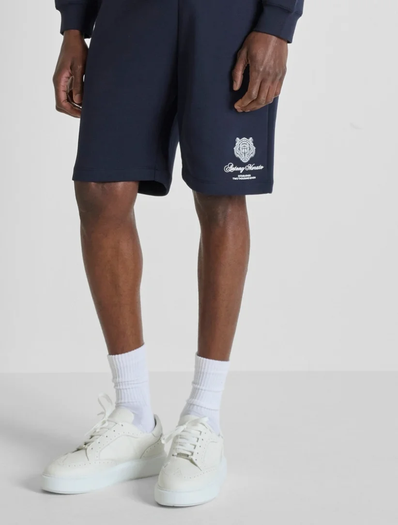 PANTALONES MORATO CORTOS REGULAR FIT DE MEZCLA DE ALGODÓN CON ESTAMPADO DE TIGRE