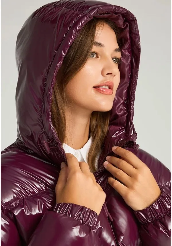 Chaqueta Funki Buddha acolchada corta brillante (Reserva)