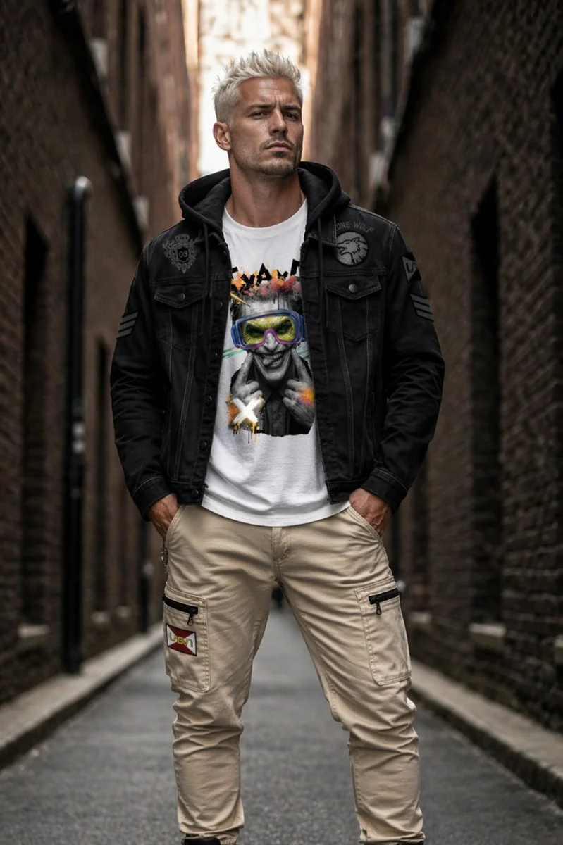 RESERVA-Cazadora vaquera de hombre LaSaL BLACK WOLF