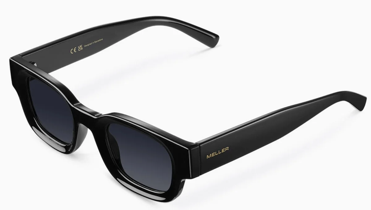 Gama MELLER UNISEX  All Black gafas de sol cristal azul