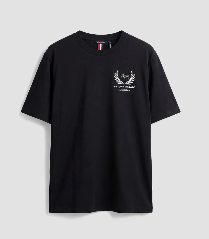 CAMISETA MORATO RELAXED FIT DE PUNTO DE ALGODÓN CON ESTAMPADO EFECTO MÁRMOL