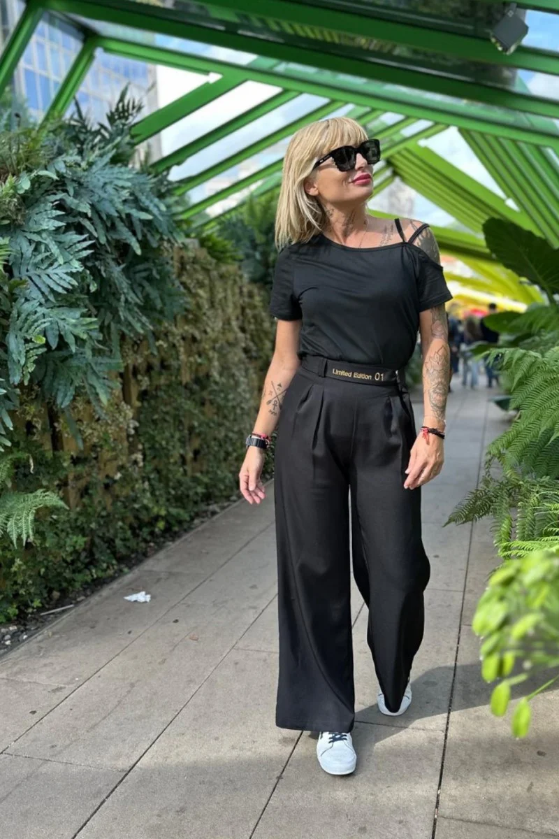 PANTALON DE MUJER LASAL END NEGRO