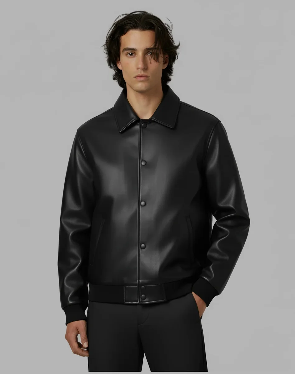 CHAQUETA OVER PIEL BLVCK PARIS