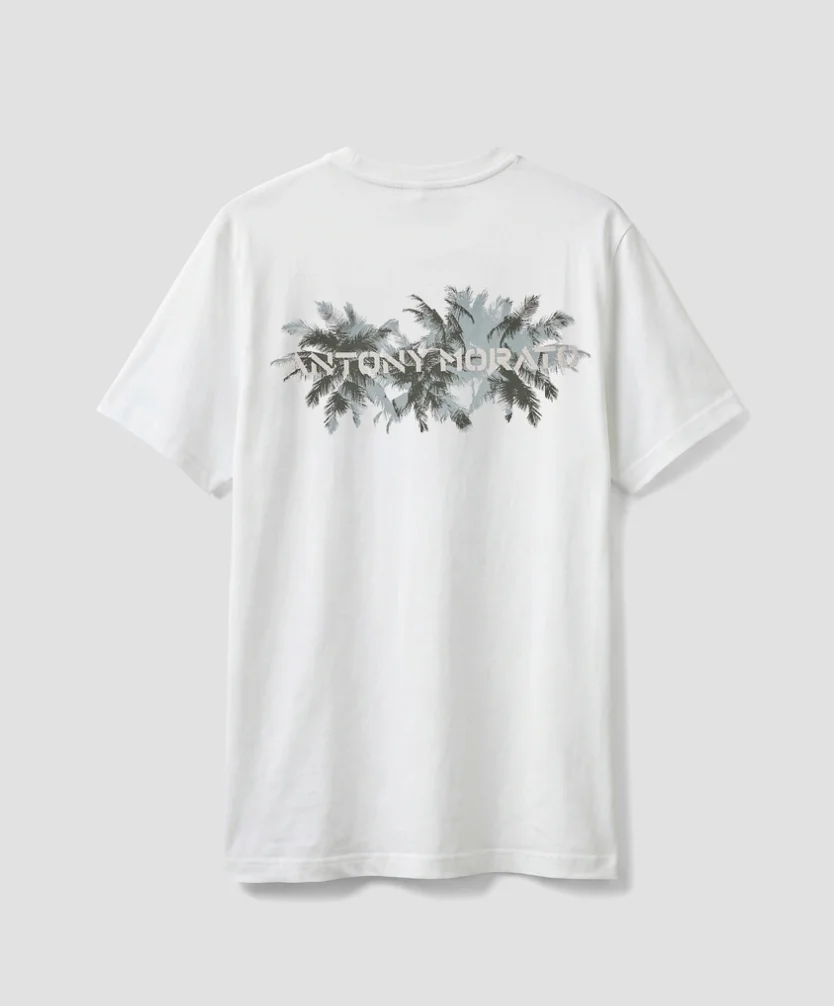CAMISETA MORATO REGULAR FIT DE PUNTO DE ALGODÓN CON ESTAMPADO FLORAL