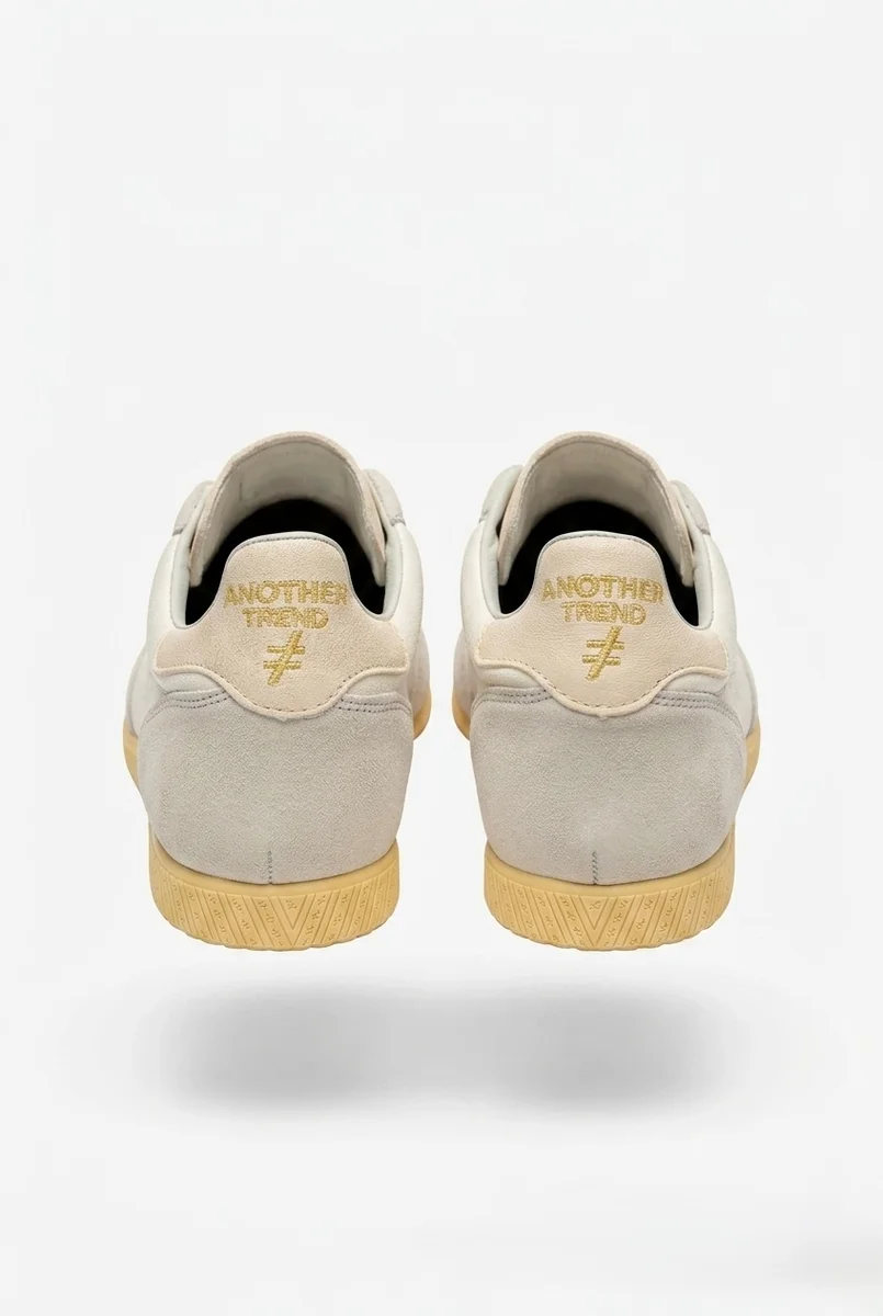ZAPATILLAS BAJAS ANOTHER TREND WHITE MOSTAZA