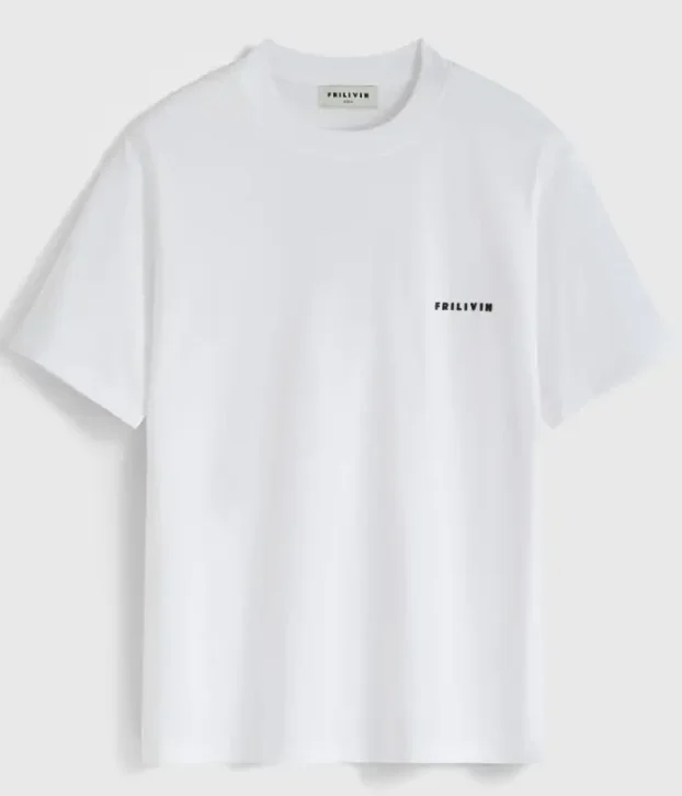 CAMISETA FRILIVIN PARIS LOGO BLANCO