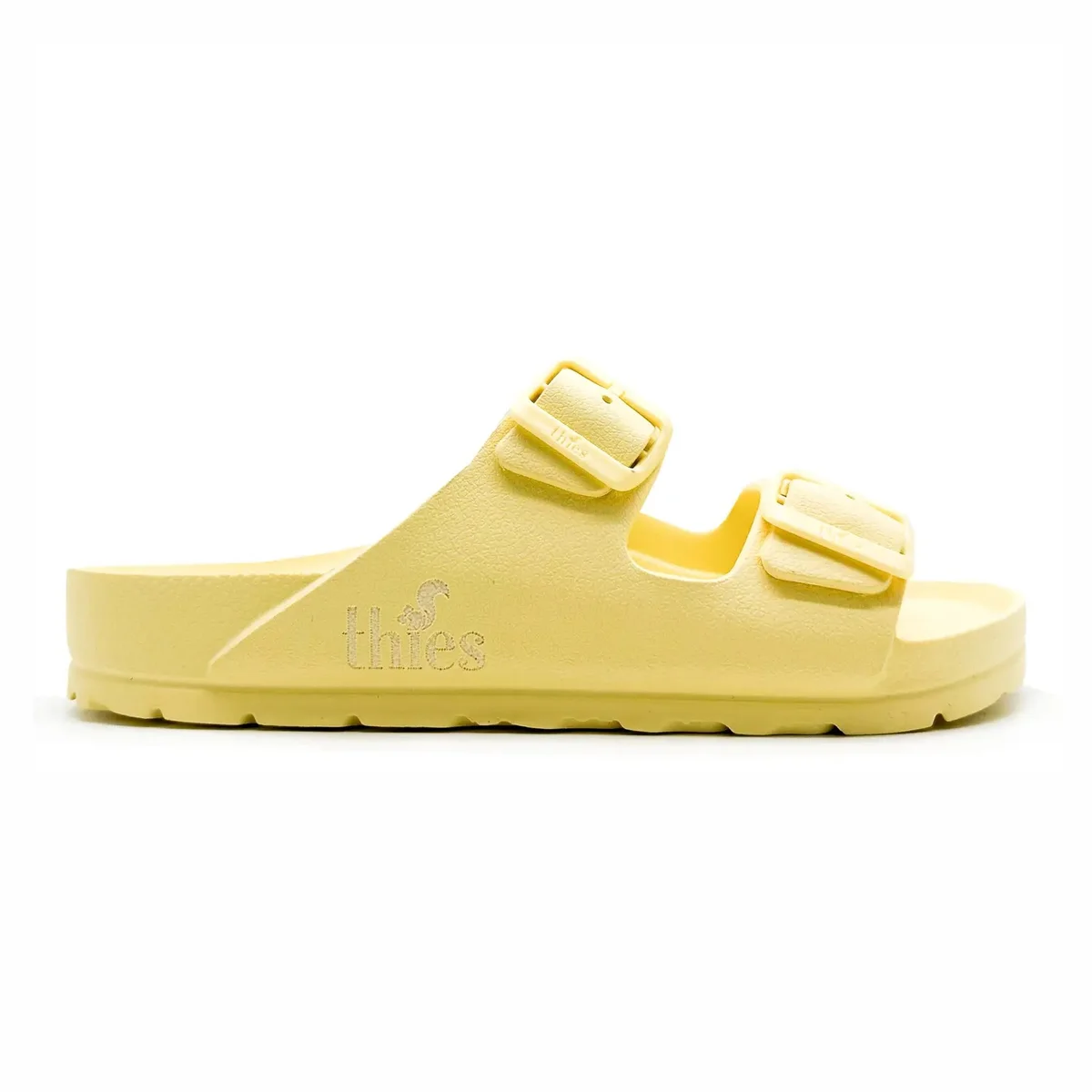 Sandalias veganas Ecofoam thies 1856 ® en limón sorbete