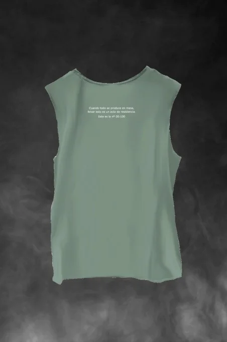 Camiseta de mujer LaSaL TO BE kaki
