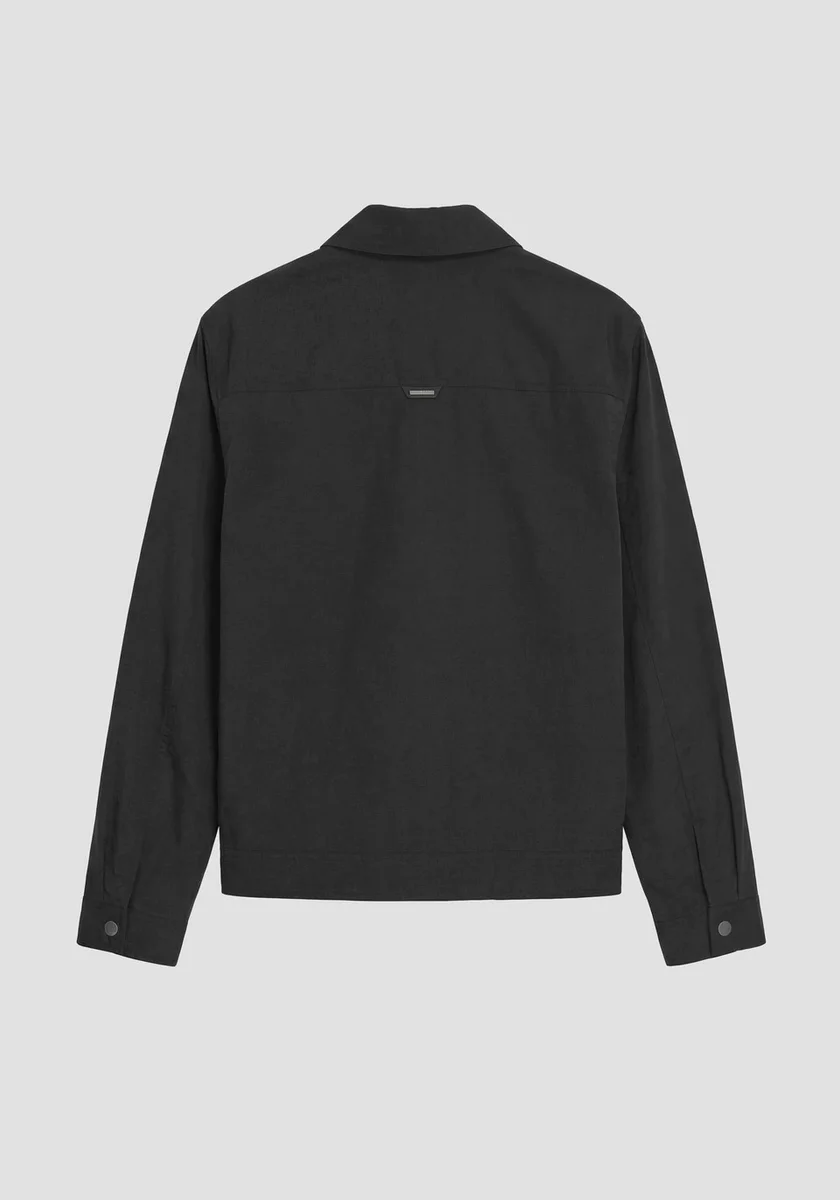 CHAQUETA MORATO RELAXED FIT NEGRO