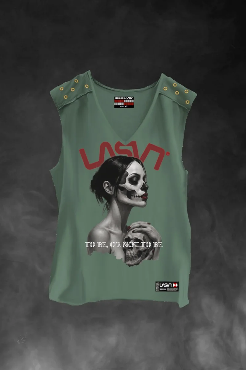 Camiseta de mujer LaSaL TO BE kaki