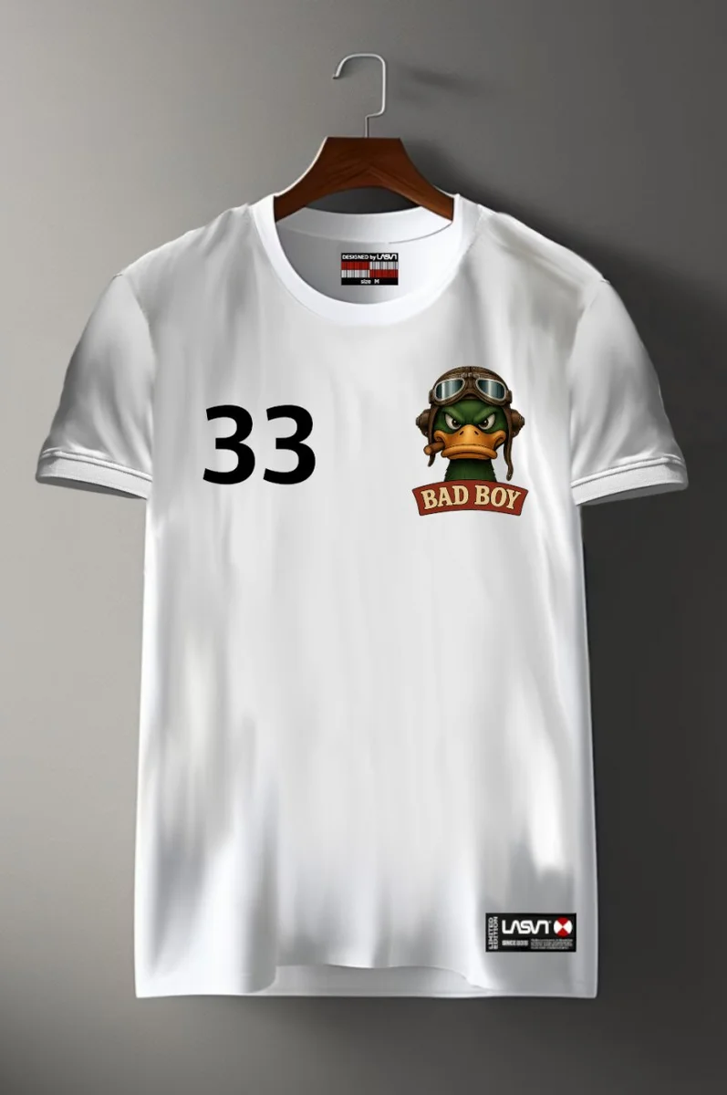 Camiseta de hombre LaSaL BADBOY Blanco
