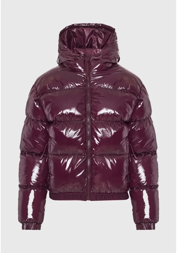 Chaqueta Funki Buddha acolchada corta brillante (Reserva)
