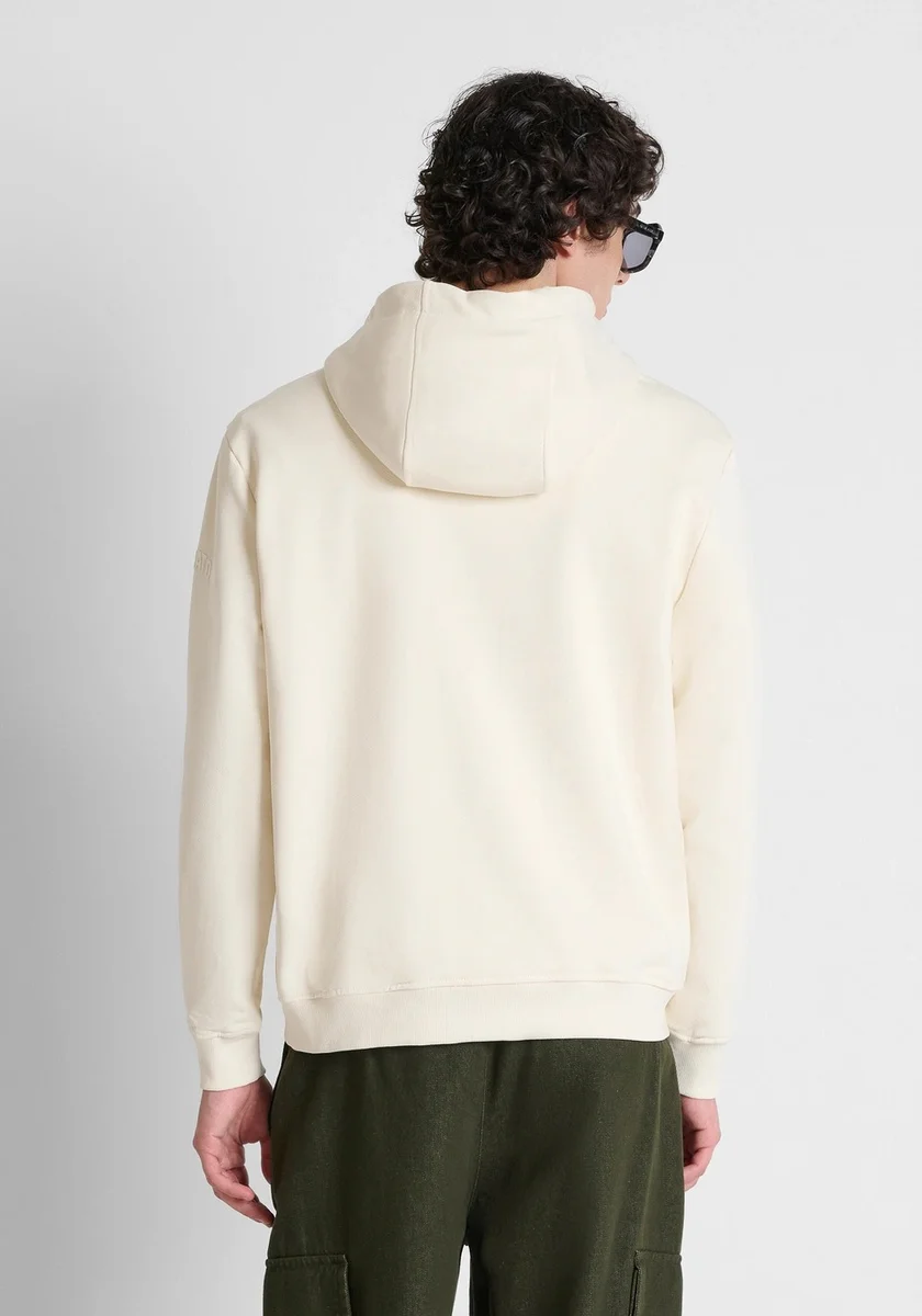 SUDADERA MORATO BEIGE CON CAPUCHA 