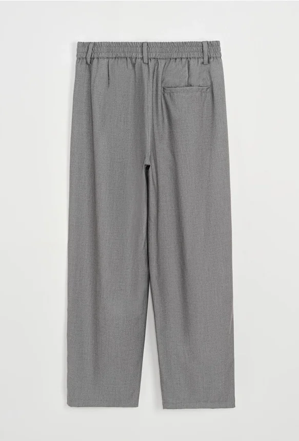 Pantalón ancho clásico Frilivin Paris gris