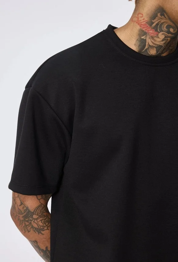 CONJUNTO CAMISETA Y SHORT FRILIVIN PARIS NEGRO
