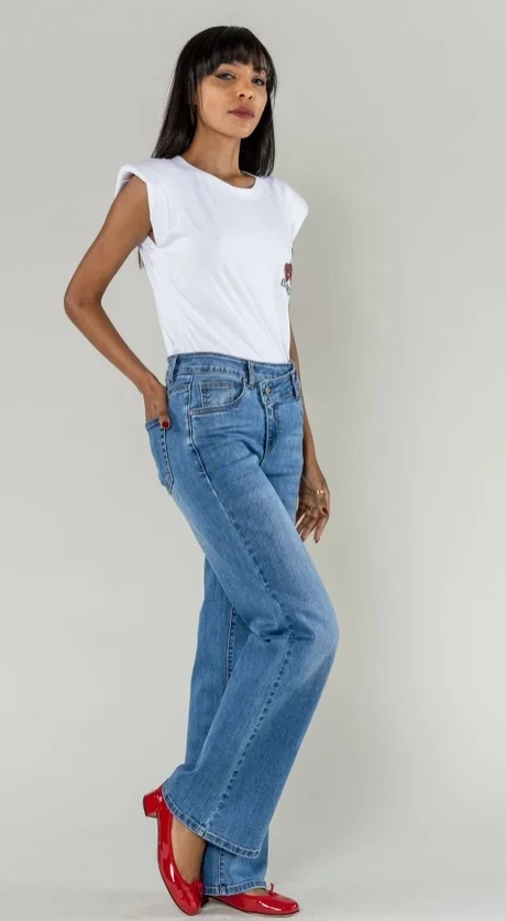 DENIM NINA CARTER ASIMETRICO AZUL