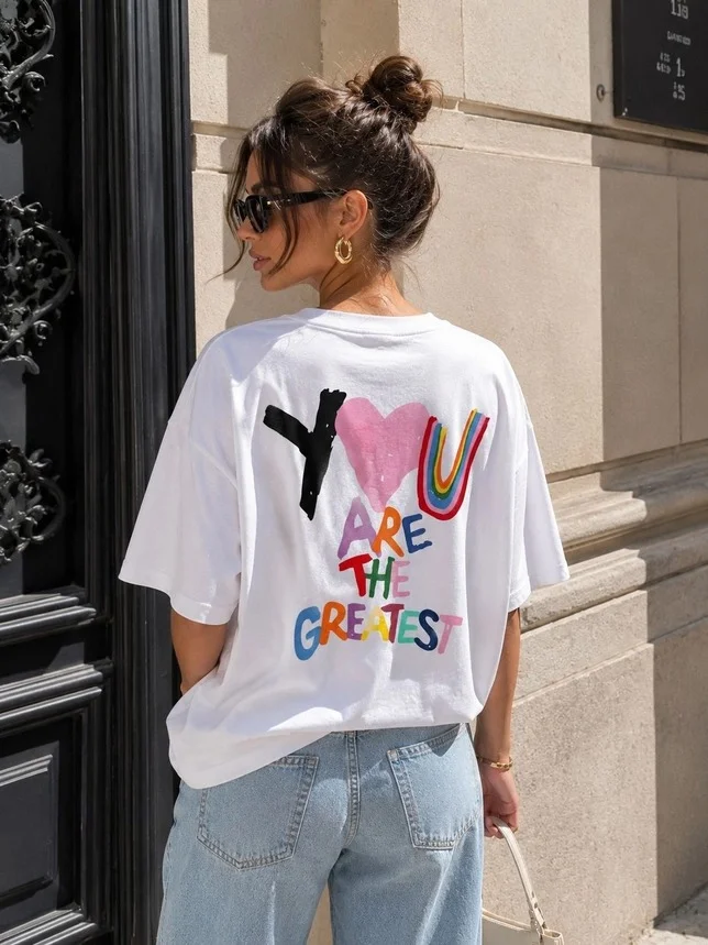 Camiseta Over Enma Paris "You Are the Greatest