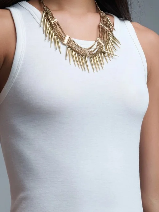 Camiseta Q2 Básica de Punto Súper Suave en Crema