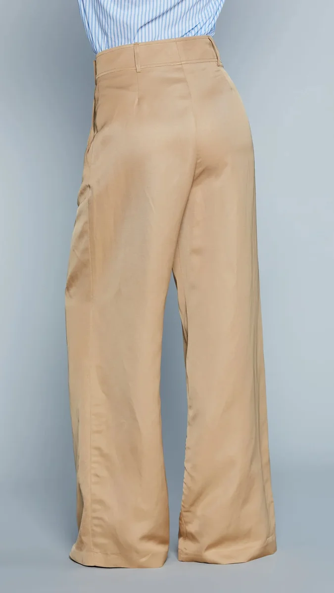 PANTALONES MUJER RELISH PALAZZO CINTURA ALTA