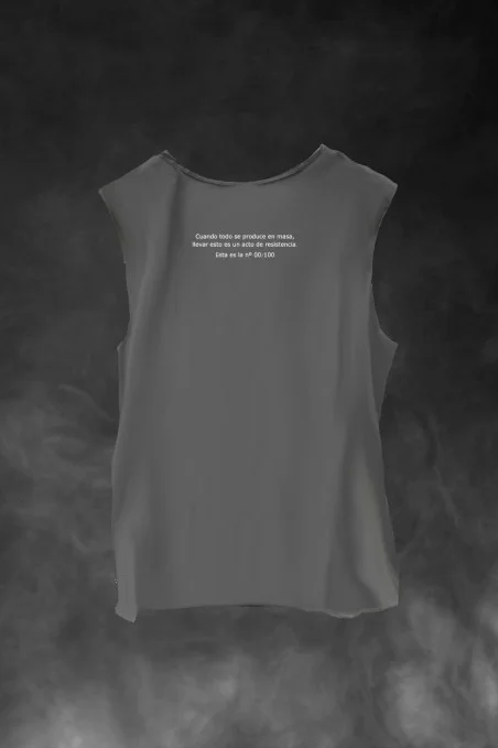 Camiseta de mujer LaSaL CHAOS gris