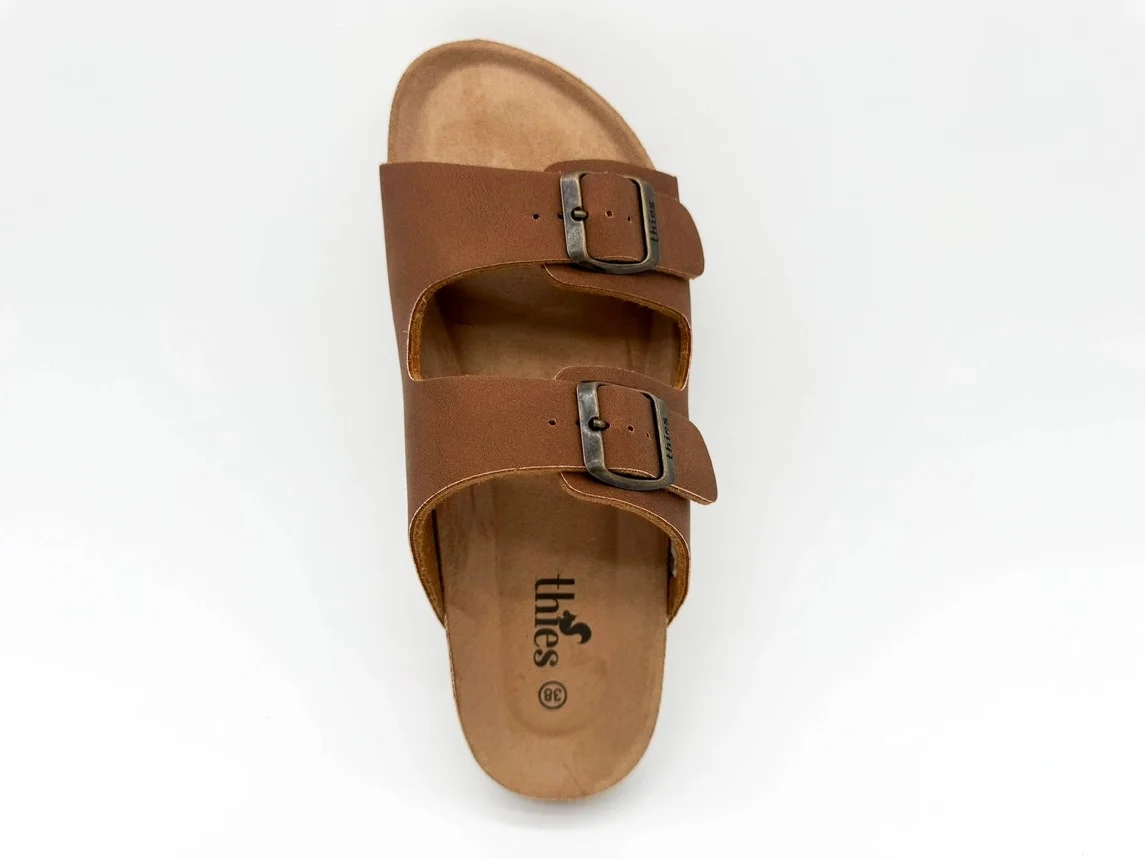  Sandalia unisex Thies 1985 Eco Bio vegana canela