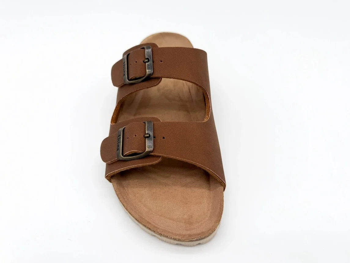  Sandalia unisex Thies 1985 Eco Bio vegana canela