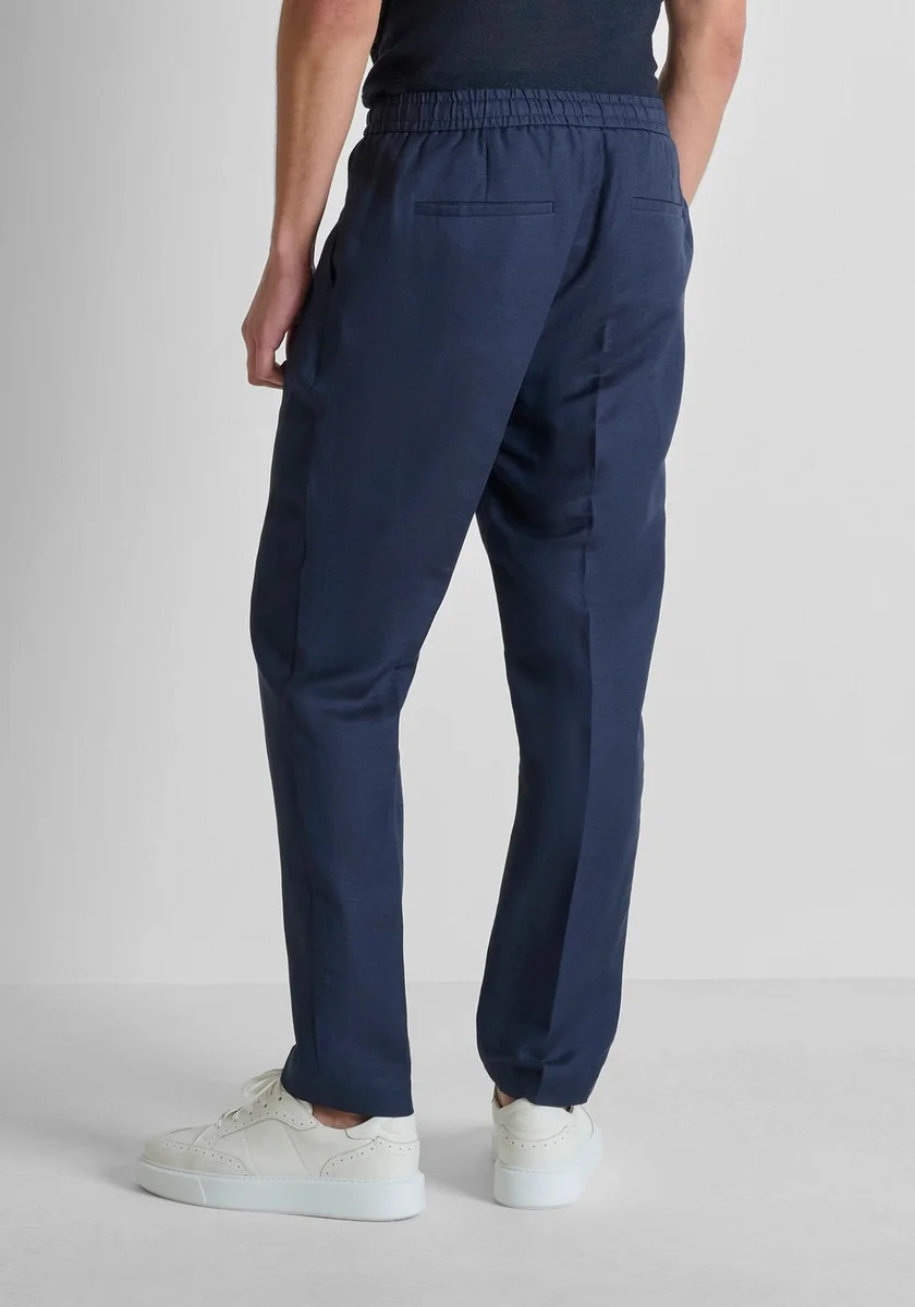 PANTALONES MORATO REGULAR FIT «NEIL» DE MEZCLA DE LINO SLUB