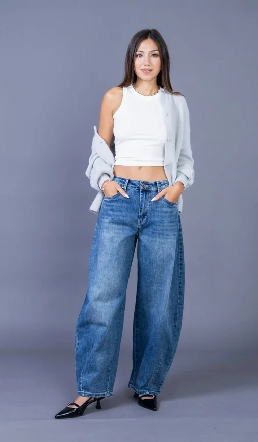 Denim extra globo azul Ana&Lucy Paris