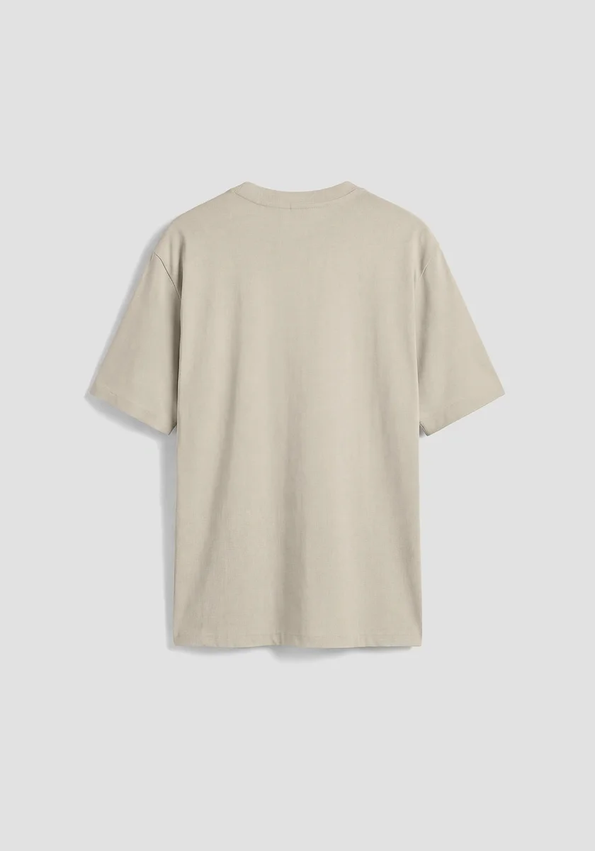 Camiseta Morato regular fitde mezcla de  algodon y viscosa con logo engomado