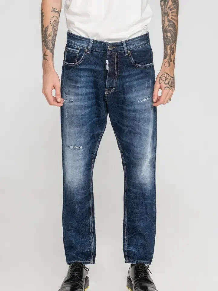 Vaqueros Sendai Royal Denim 2017 lavado azul medio corte recto 